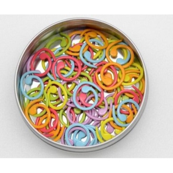 60 Pieces Crochet Knitting Stitch Markers Crochet Clips Crochet Pins - Picture 2 of 2
